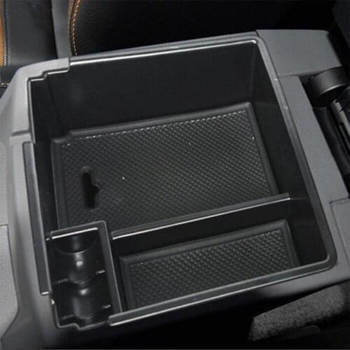 Armrest Storage Box Center Console Fit For Ford RANGER 2015-2017 Bin Tray Holder Case Car Container Organizer