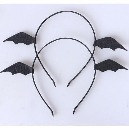 Cute Women Girl Headbands Halloween Animal Ears Devil Wings Bat Cosplay Hairband Hair Band Costume Party