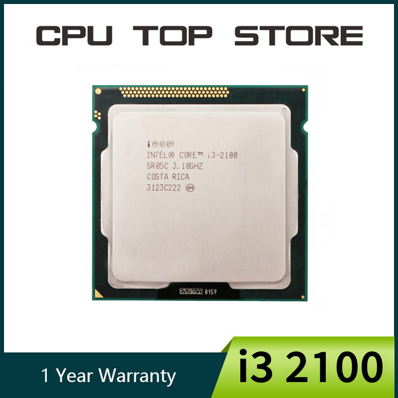 Intel Core i3 2100 Processor 3.1GHz 3MB Cache Dual Core Socket 1155 Desktop CPU