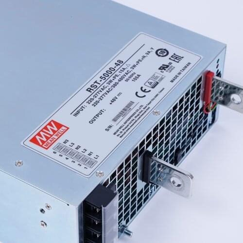 RST-5000/10000watt original Meanwell Power supply ac dc 24/36/48v with PFC high effciency for RF Apply/electric charger station
