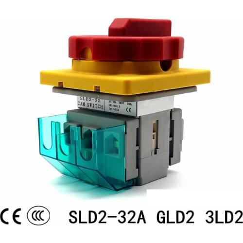 SLD2 load Isolating Switch SLD2-25A SLD2-32A Changeover Cam Switch 3LD2 GLD2 Rotary Main Control Load Circuit Cut Off