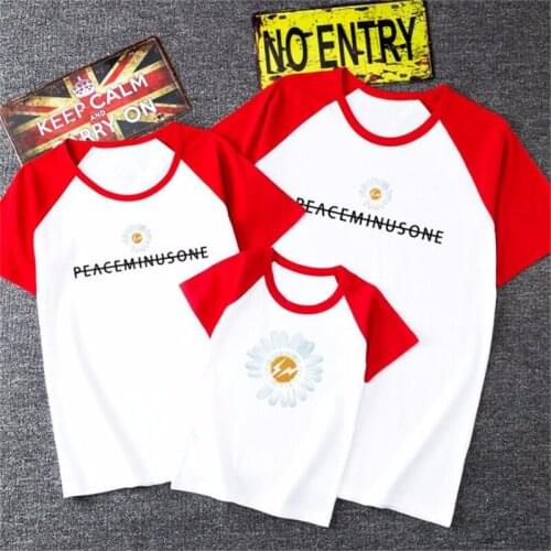 Girls Boys Sport Daisy Print Tops Clothing Summer Family Matching Clothes Outfits Dad Mom Daughter Son T-Shirt