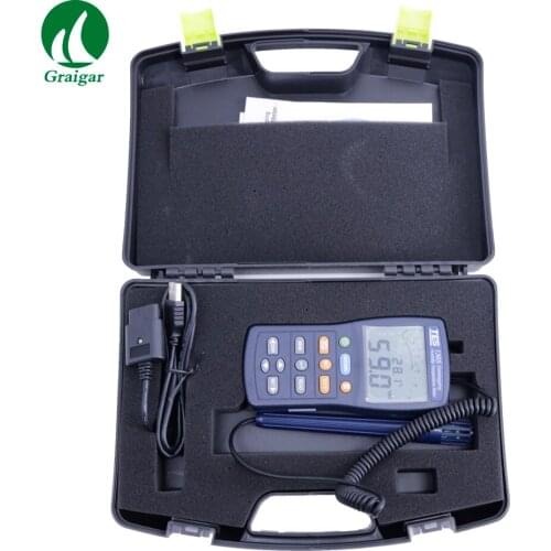 High Accuracy Digital Datalogging Temperature Humidity Meter TES-1365 Temperature Range -20C~60C Humidity Range 1%RH~99%RH