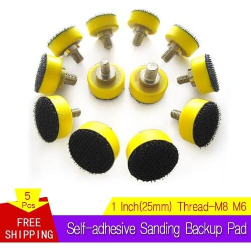 1 Inch 25mm Hook & Loop Sanding Backup Pad Sander backing pad Abrasive Tools Grinder Accessories (Pack of 5)