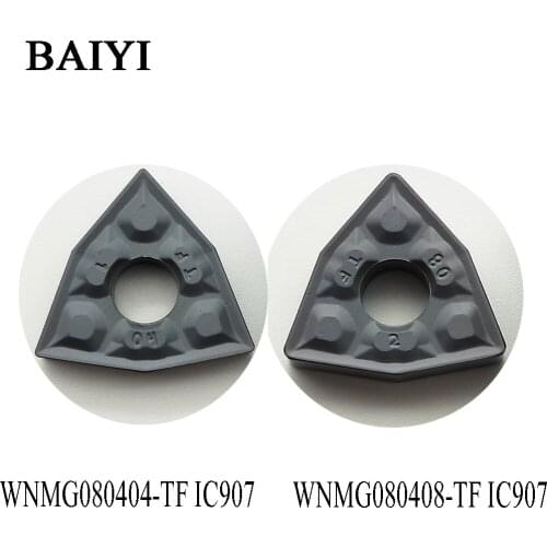 10pcs WNMG080404 WNMG080408 TF IC907 WNMG431 WNMG432 External Turning Tools Carbide insert WNMG 080408 Tool turning insert
