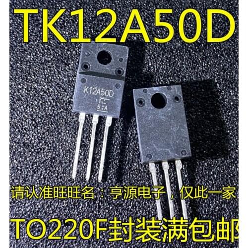 5pcs TK12A50D K12A50D TO-220F MOS