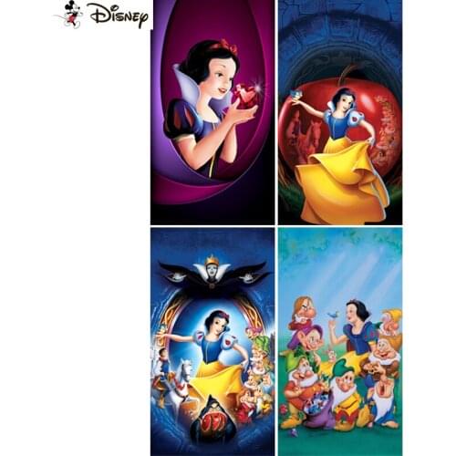 Disney Diy 5d Diamond Painting "Cartoon princess" Cross Stitch Square Round Diamond Embroidery Handwork Rhinestone Art