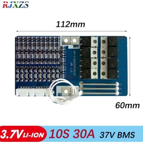Bms 42v 10S 30A li-ion 37V 42V BMS PCM battery protection board bms pcm for electric bike battery cell pack
