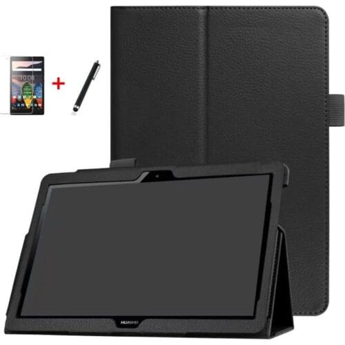 Cover case for Huawei MediaPad T3 10 AGS-L09 AGS-L03 9.6 inch Cover Funda Tablet PU leather case for Honor Play Pad 2 9.6