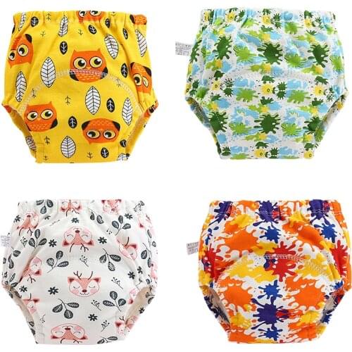 Baby Reusable Nappies Diapers for Newborn Training Pants Panties Cotton Baby Swim Diapers Washable Underwear подгузники трусики
