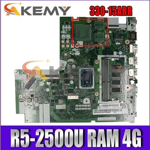 For Lenovo 330-15ARR laptop motherboard NM-B681 motherboard CPU R5-2500U RAM 4GB tested 100% working FRU 5B20R34285 5B20R34278