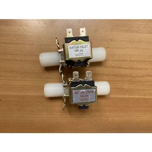 DC 12V Drain valve and inlet plastic solenoid valve for steam shower spare parts