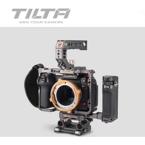 Tilta TA-T38-A-G DSLR rig Camera CAGE FOR PANASONIC S1H S1 S1R camera full cage S1H rig top handle side focus handle
