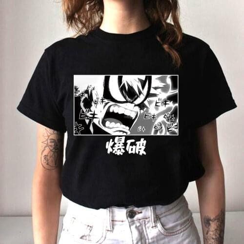 2021 Janpanese My Hero Academa Bakugou Katsuki Eyes Short Sleeve Women Men Casual T-Shirt Male