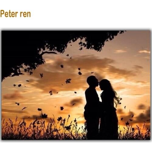 DIY Diamond Painting Twilight Couple Spirit Mosaic Picture Diamond embroidery Home Decor Handmade Cross Stitch Needlework