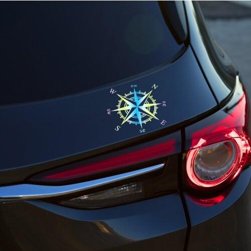 Car Stickers Art Design Compass Decals for Volvo V40 V50 V60 V70 S40 S60 S60L S70 S80 S90 XC40 XC60 XC70 XC80 XC90