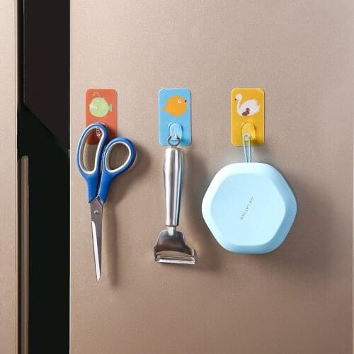 Key Door Wall Hangers Strong Self Adhesive Hooks For Storage Hanging Kitchen Bathroom Accessories Home Organizer Decorative Hook