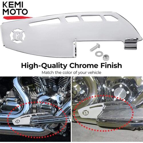 New Rider Footboard Heel Guard for Road Glide Road King Electra Glide Street Glide Ultra Limited FLHTK Tri Glide Ultra