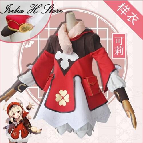 New Game Cosplays Genshin Impact Klee Cosplay Costume Halloween costumes