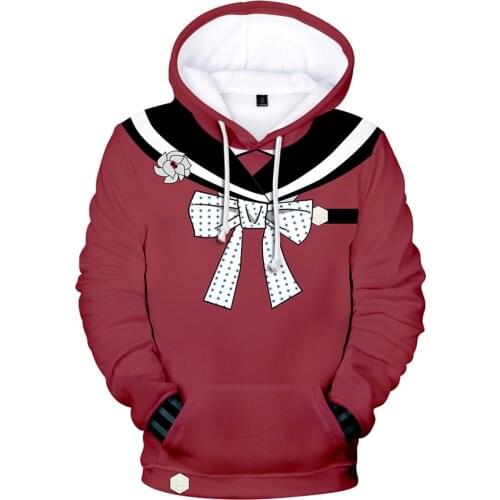 New Listing 3D Monokuma HoodieMen Sweatshirts Women Cartoon Cosplay Outfit Autumn Hip Hop Hooded Casual Boys Girls Tracksuits