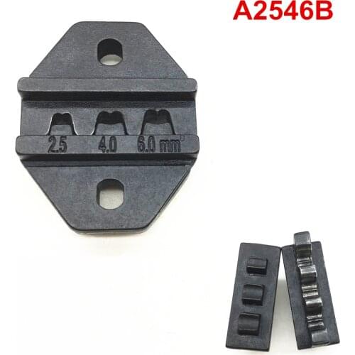Crimping dies A2546B for crimping solar PV connectors 2.5-6mm2 PV solar hand crimp tool dies set jaws