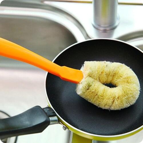 Pans Cleaner Scoop and Cleaning Brush Dish Washing Brush Cleaning Tools Kitchen Household Items Organizer Bottle Brush Window