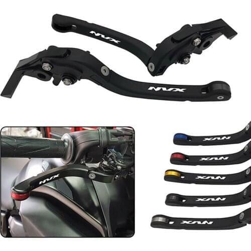 Latest Black Motorcycle Clutch and Brake Lever For YAMAHA Aerox 155 NVX 155 150 125 2020 SEMSPEED CNC Adjustable Folding Levers
