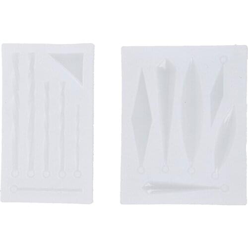 Transparent Silicone Mould Dried Flower Resin Decorative Craft DIY Pendant Earring Mold Epoxy Resin Molds For Jewelry Hot