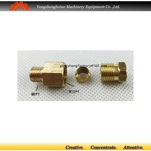 Straight Adapter lubrication connector fitting coupling joint M8*1 male thread PD-608 for 6mm dia tube