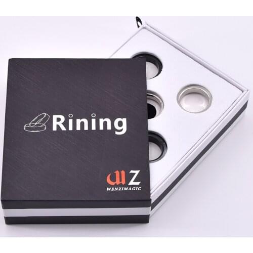 Rining Revolutionary Ring System Magic Tricks Funny Close Up Magic Ring Shell Appearing Disappering Illusion Gimmick Props Shows