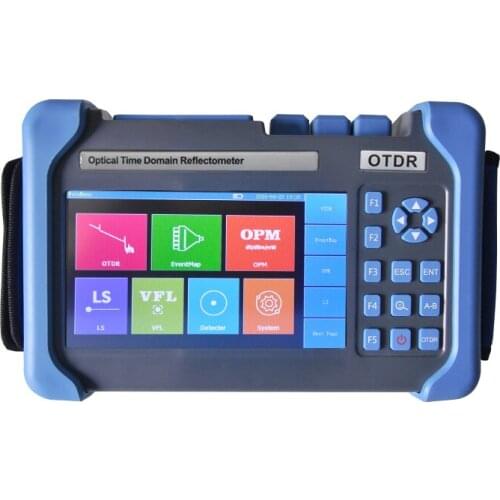 FCST080607-S1 LCD Touch Screen 1310/1550nm Wavelength 42/40dB Dynamic Range Handheld Optical Fiber OTDR For FTTX PON Network