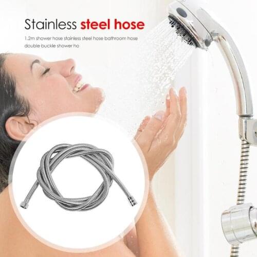 1.2m Stainless Steel Shower Hose Explosion-proof Pull Tube Plumbing Hoses Flexible Tube Pipe for bathroom