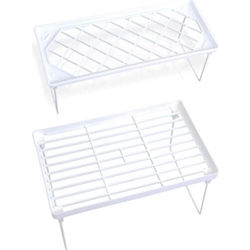 Foldable Organizer Rack Storage Shelf Desktop Decorative Holder Kitchen Household Supplies