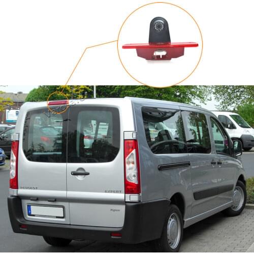 Vardsafe | Brake Light Rear View Reverse Backup Camera for Citroen Jumpy / Peugeot Expert / Fiat Scudo / Toyota ProAce 2007-2016