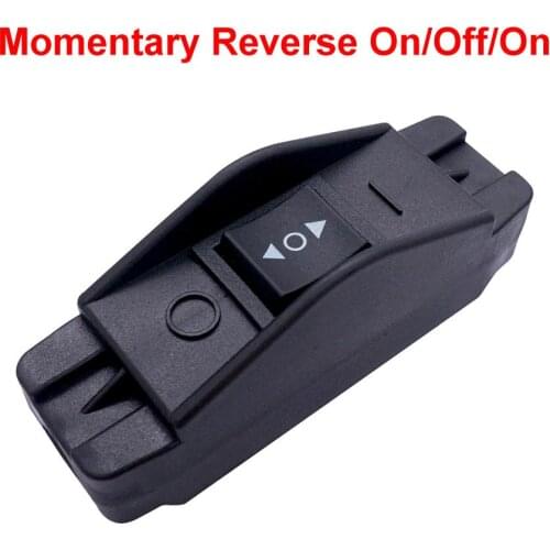 Inline Cord Switch 16A 250V/125V Motor Polarity Reverse ON/Off/ON 3 Position 6 Terminal Black Rocker Toggle for Motor Control