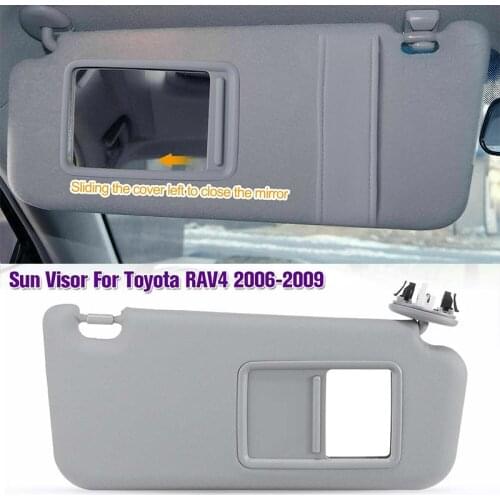 1PCS For Toyota RAV4 2006 2007 2008 2009 2010 20112012 13 Car Interior Front Left / Right Sun Visor Panel Sunvisor Makeup Mirror