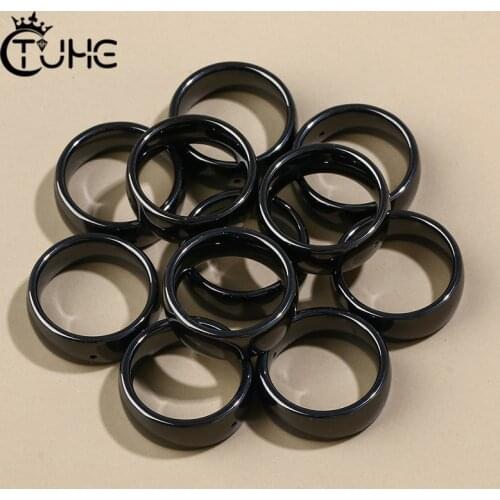 3 Colors 8mm Ceramic Ring Accessories With 1mm Hole Never Fade Top Quality Material For DIY Making Personality Jewelry Wholesale