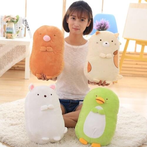 40*30cm Creative Sumikko Gurashi Corner Bio creature Stuffed Plush Toys Cartoon Animals Soft Pillow Cushion Cute Anime Doll toy