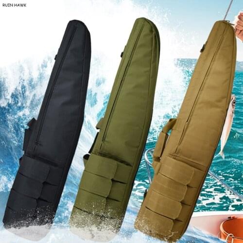 98cm / 118cm Military Shooting Hunting Fishing Bag Sniper Rifle Gun Case Tactical Gun Bag Outdoor Box For Fishing