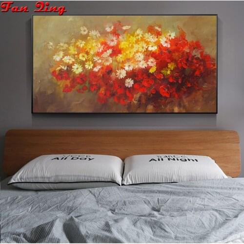 Full Square/Round Drill 5D DIY Diamond Painting Abstract flower 3D Embroidery Cross Stitch 5D Home Decor Gift