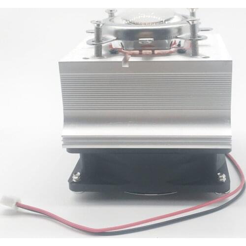 Aluminium Heat Sink Cooling Fan 20-100W LED radiator 90degree 44mm Lens + Reflector Bracket EU/US DC12V 1A led Driver