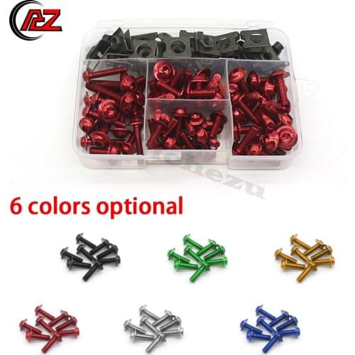 ACZ Motorcycle Complete Fairing Bolts Screw For Kawasaki Ninja 250R 300 500 650 ZX10R ZX11 ZX14R ZX6R 7R 9R Z750 Z1000 Versys650
