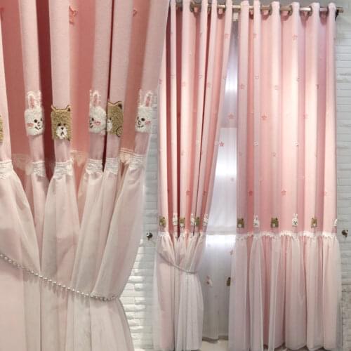 Brighten Sea Curtains In The Nursery At The Window