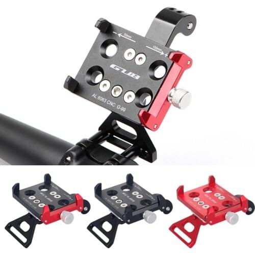 GUB G-99 Aluminum Mtb Bicycle Phone Holder stand Motorcycle Support Motobike GPS Holder For Handlebar mount Bike Accessories GPS