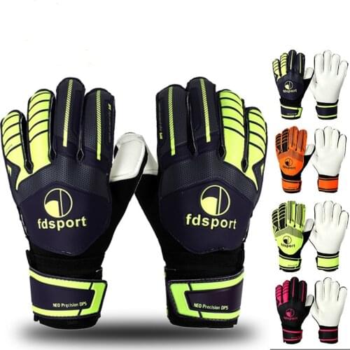 Latex Soccer Goalkeeper Gloves with Fingersaves Protection Emulsion Soccer Football Goalie Gloves Adults Size 8 9 10