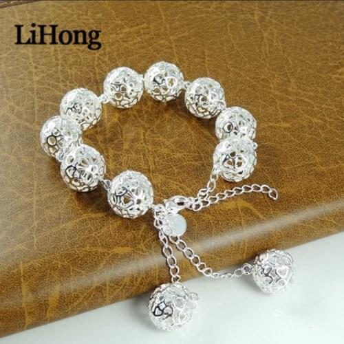 Fashion 925 Silver Bracelet Exquisite Tennis Silver Woman Charm Jewelry Bracelet Gift