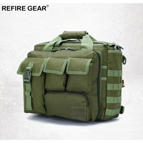 Refire Gear Outdoor Men Briefcase Bag Nylon Durable Hiking Camping Bags Man Camouflage Large-Capacity Equipment Fishing Bags