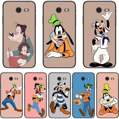 Goofy Happy Dog Disney Design Soft TPU Phone Case Hull For Samsung Galaxy J 4 3 5 6 7 8 EU 2018 Plus 2017 Black Shell Art Cell