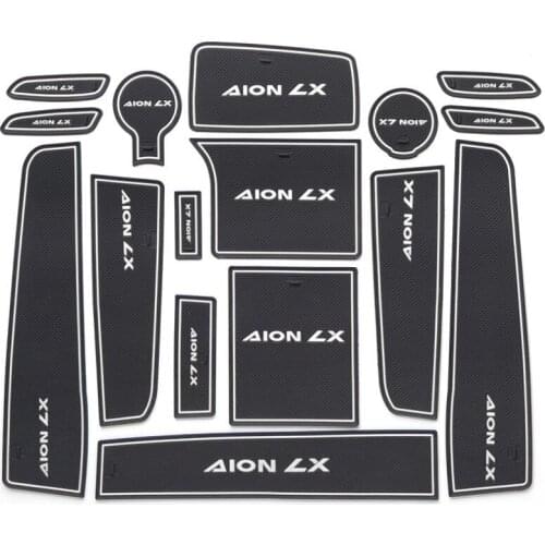 Car Door Slot Pad Cup Armrest Storage Pad Mat Carpet For Trumpchi Aion LX
