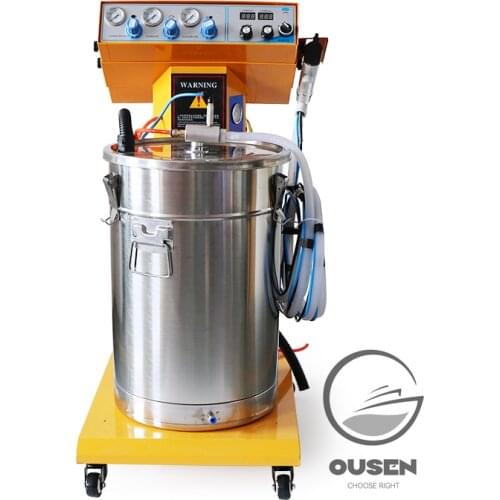 Portable Powder Paint Experiment System Electrostatic Powder Coating Machine with Electrostatic Powder Coating Test Gun